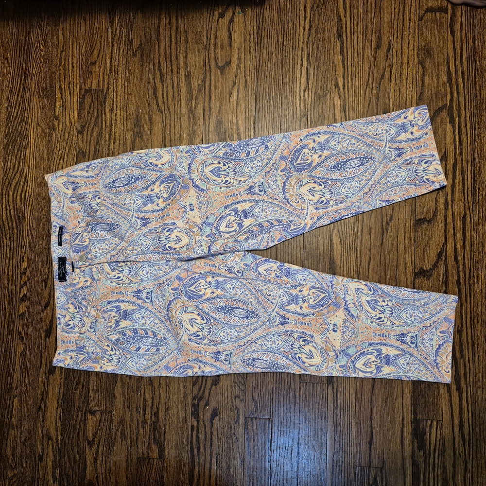 Paisley Print Pants